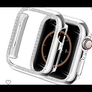 Apple Watch ⌚️ Silver 42 mm Bling Case